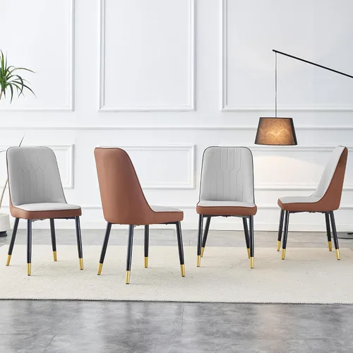 Vista 18 de Juego de 2 sillas de comedor para sala de estar, cocina, dormitorio, sala de estar, silla auxiliar Sillas De Comedor para Comedor, cómodas