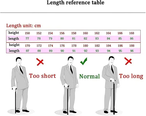 Vista 6 de ZAPION Walking Stick Elderly Cane, Old Man Walking Stick Tapping Stick T Handle Baston Elder Stable Crutch Hiking Elderly and Arthritis Seniors