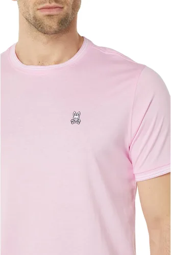 Vista 3 de Psycho Bunny Logan Tee Pure Pink MD (5 de hombre de EE. UU.), Rosa (Pure Pink)