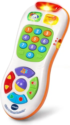 Vista 6 de VTech Control remoto Click and Count (embalaje sin frustraciones), negro, 2.95 x 6.69 x 1.38 pulgadas