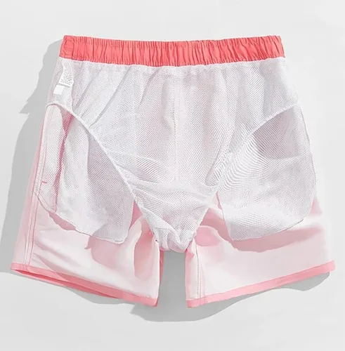 Vista 2 de MADHERO Mens Swim Trunks Short Bathing Suit with Mesh Lining Swimming Shorts