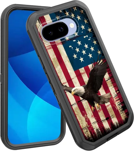 Vista 8 de Funda para Pixel 7a, a prueba de golpes, 3 capas, protección de cuerpo completo, resistente, de alto impacto, para Google Pixel 7a de 6.1 pulgadas