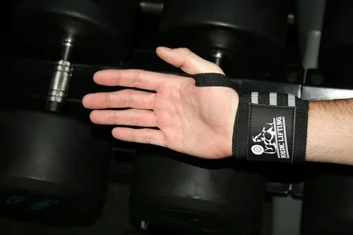 Vista 2 de Nordic Lifting Wrist Wraps Super Heavy Duty (1 Pair/2 Wraps) 24" Support for Weight Lifting Powerlifting Gym Cross Training- Weightlifting