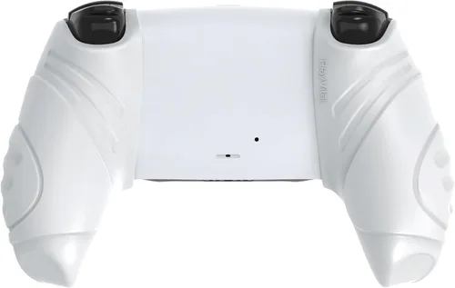 Vista 8 de PlayVital Guardian Edition - Funda ergonómica de silicona suave para PS5, compatible con estación de carga, protector de goma con tapas de palanca