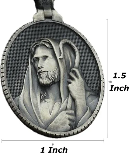 Vista 5 de Star Brand Medal Pendant Necklace for Men for Women, made of new material for Vivid Design and Heavy Quality, Jewelry for Gift