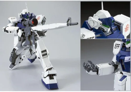 Vista 3 de Bandai Hobby MG 1/100 RGM-79SP GM Sniper II (Dingo Blanco)