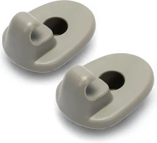 Vista 3 de Paquete de 2 clips de repuesto para visera solar compatibles con Jeep Liberty 2005-2012 y Dodge Nitro 2008-2012 de repuesto directo # 1AR26BD1AA