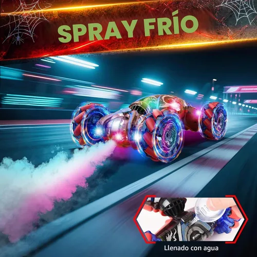 Vista 5 de Nicella S-Pider Automóvil a Control Remoto, 2.4GHz 4WD Detección de Gestos RC Coche de Acrobacias para Niños y Niñas de 6 a 12 años, Coches RC