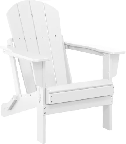 Vista 55 de WO Home Furniture Laguna Silla plegable Adirondack de polietileno de alta densidad, silla para patio para todo tipo de clima, para jardín al aire
