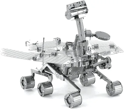 Vista 3 de Metal Earth Mars Rover 3D Kit de modelo de metal con pinzas Fascinaciones