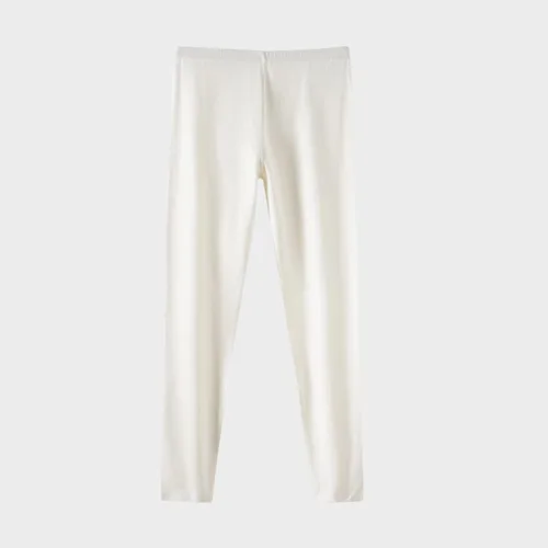 Vista 3 de HGps8w Conjunto de ropa interior térmica para mujer, cálido, suave, cuello redondo, pantalones largos, ligeros, conjunto de 2 piezas