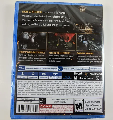 Vista 2 de Doom 3 VR Edition - Playstation 4 PSVR