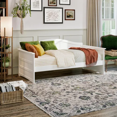Vista 15 de AFI, Sofá cama de madera Acadia, individual, espresso