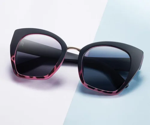 Vista 9 de MHOOW Gafas de sol de gran tamaño ojo de gato para mujer 2023 Rosado