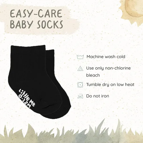 Vista 4 de Little Me Paquete de 20 calcetines unisex para bebés recién nacidos, infantes y niños pequeños, para bebé niña o niño, 0-12 y 12-24 meses, paquete