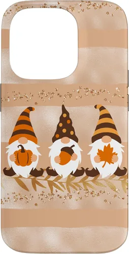Vista 17 de Fall Autumn Gnomes Phone Case Modern Pastel Cute Beige Case for iPhone 17
