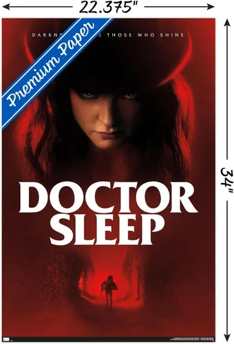 Vista 3 de Trends International Doctor Sleep - Póster de pared con sombrero de una hoja Versión premium sin marco
