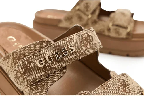 Vista 2 de Guess Sandalias Faxon para mujer Marrón medio