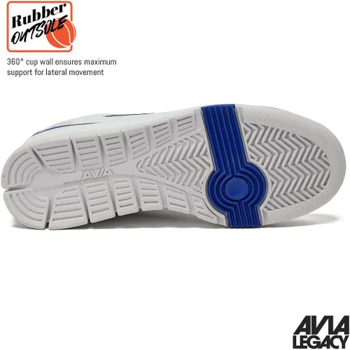Vista 6 de Avia 816 - Tenis de baloncesto para hombre, tenis retro para interiores o exteriores, calle o cancha, tallas 7 a 16