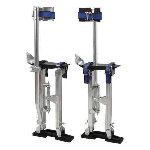 Vista 9 de Zancos para Paneles de Yeso de 15-23 Pulgadas de Altura Ajustable Elevadores Herramienta de Aluminio para Pintura Acabado Poda de Ramas Limpieza
