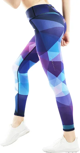 Vista 8 de COOLOMG Pantalones de yoga para mujer, mallas capri para correr, leggings de tiro bajo, entrenamiento, gimnasio con bolsillos ocultos