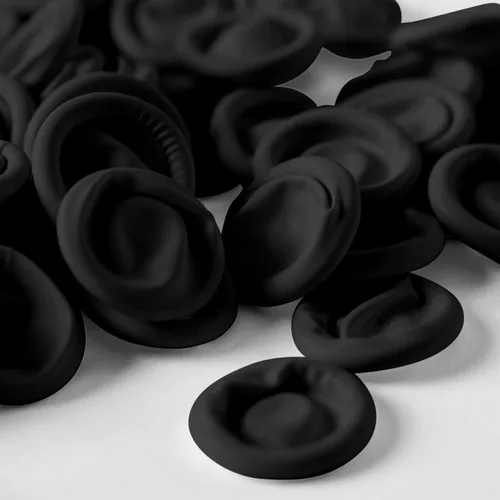 Vista 3 de 400 unidades de fundas de dedo de látex desechables, fundas protectoras para dedos para reparación electrónica, hechas a mano, aplicación