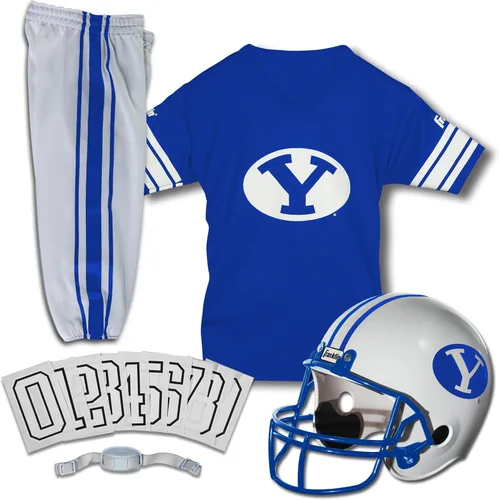 Vista 36 de Franklin Sports NCAA - Conjunto de uniforme de fútbol americano para niños, camiseta de fútbol universitario, casco + pantalones para niños y niñas