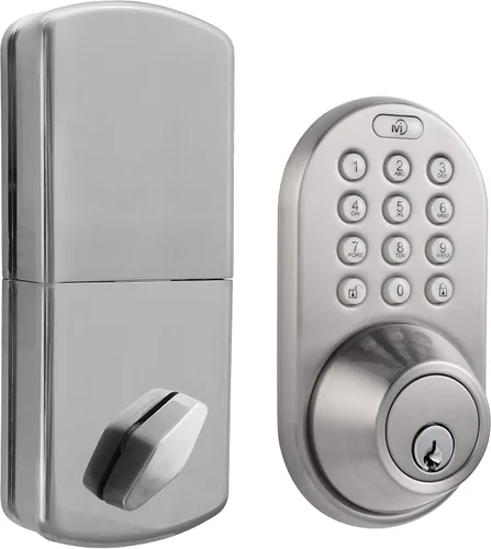 Vista 7 de MiLocks - Cerradura electrónica para puerta de entrada sin llave, DF-02OB Oil Rubbed Bronze