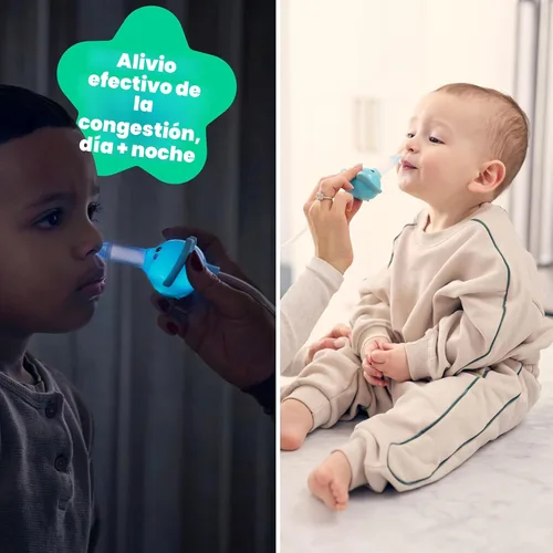 Vista 3 de Playhouse MD - Aspirador nasal para bebés y niños, con LED, elefante
