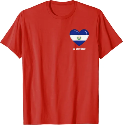 Vista 77 de Camiseta Bandera de El Salvador Camiseta salvadoreña, Negro