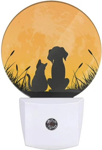 Vista 13 de LEDLAMP3016 - Luz nocturna enchufable para Acción de Gracias, cosecha, gato, gato, divertido, calabaza, enchufable, luz nocturna de Multicolor35