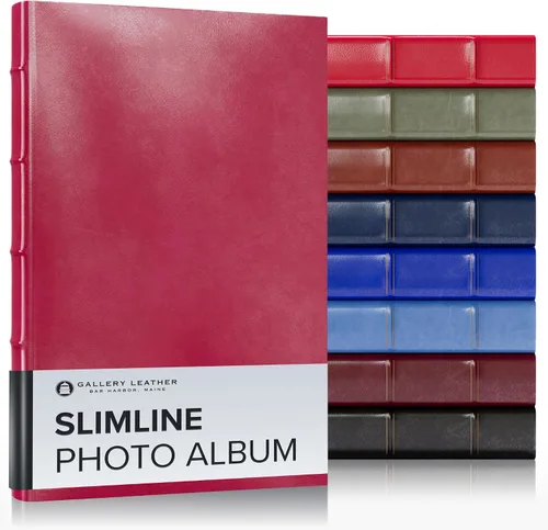 Vista 13 de Gallery Leather Álbum de fotos de 4 x 6 pulgadas, álbum de fotos con 3 anillas, 60 páginas para 120 fotos, rellenable, puede adaptarse a fotos de 4