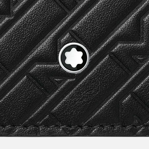 Vista 3 de Montblanc MB M_gram 4810 LT Wallet 8cc Mens BK Black One