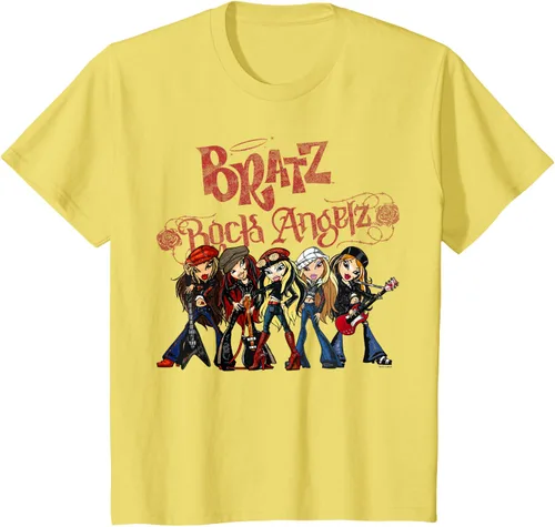 Vista 31 de Bratz Camiseta Rock Angelz Group Shot Negro