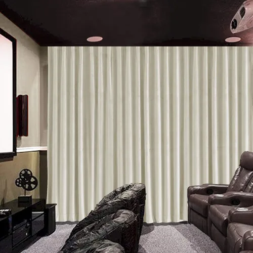 Vista 17 de cololeaf Panel de cortinas opacas de terciopelo con forro para cine en casa, cortina de ganchos planos para barra transversal o pista, 100 pulgadas