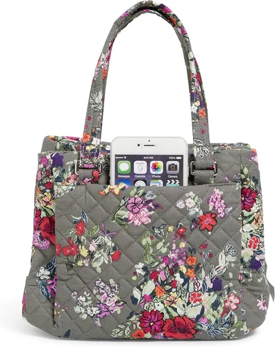 Vista 5 de Vera Bradley Women's Cotton Mini Multi-Compartment Crossbody Purse
