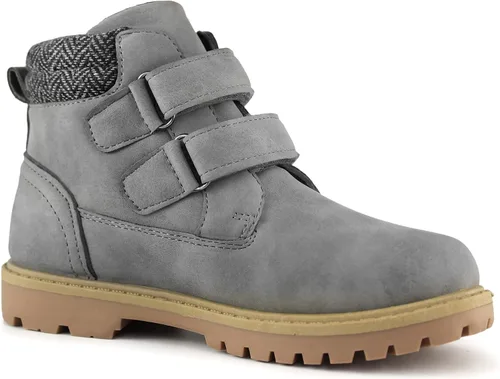 Vista 5 de Tobfis Botas de trabajo con correa impermeable para niños (niñoniño pequeñoniño grande)