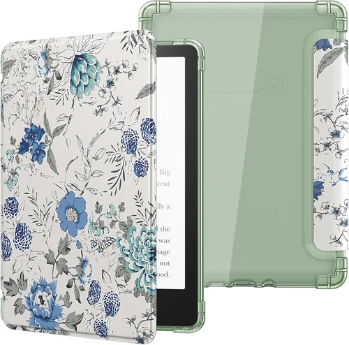 Vista 47 de MoKo Funda para Kindle Paperwhite de 6.8" 11ª generación 2021 y Kindle Paperwhite Signature Edition, ultra transparente, suave, flexible