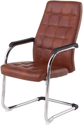 Vista 7 de Silla de computadora para reuniones de ocio, silla de oficina en casa, silla ergonómica, cómoda silla de cuero con lazo, silla de personal
