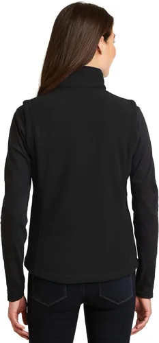 Vista 2 de Chaleco de tela polar Port Authority, para mujer, 3XL, Negro