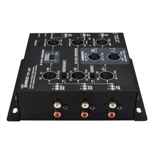 Vista 7 de Timpano 3-vías Transmisor electrónico con control remoto de subwoofer y ecualizador TPT-360
