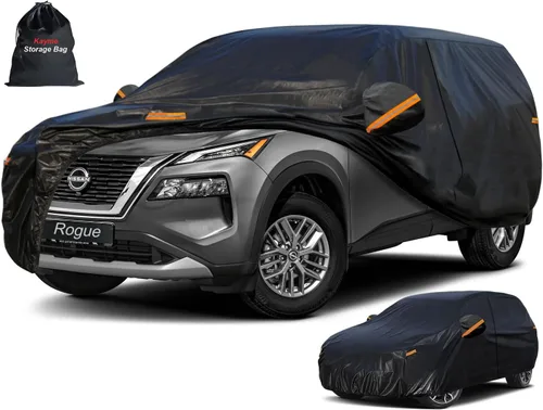 Vista 80 de Kayme Cubierta de auto SUV de 7 capas ajuste personalizado para BMW X1 (2009-2025), impermeable, para todo tipo de clima, para automóviles, cubierta