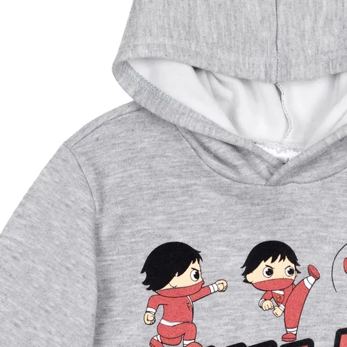 Vista 4 de RYAN'S WORLD Ninja Shadow Warrior - Sudadera con capucha de forro polar para niños pequeños