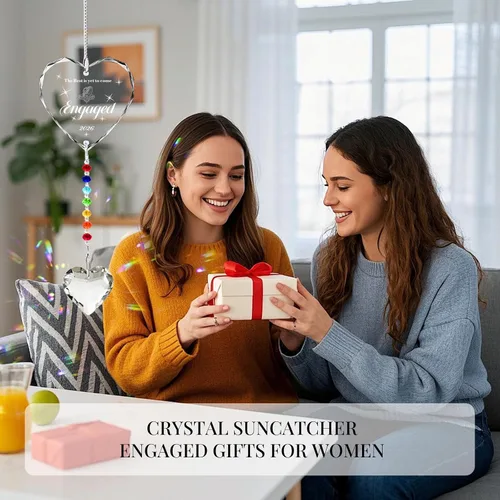 Vista 7 de Regalo de jubilación para mujer, regalo de feliz jubilación para mujer, atrapasoles de cristal de diferencia que hiciste para decoraciones de fiesta