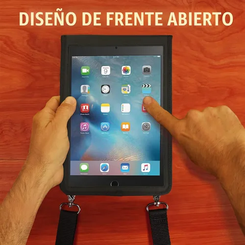 Vista 12 de USA GEAR FlexARMOR X - Funda para tablet de 7 a 8 pulgadas con protector de pantalla táctil integrado y correa para el hombro, compatible con iPad