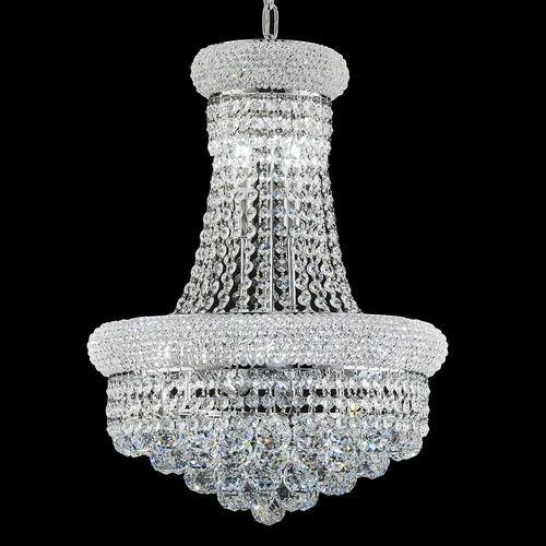 Vista 8 de Candelabros rectangulares de cristal para comedor, 10 luces de altura ajustable, lámpara de techo ovalada de cristal para isla de cocina, acabado