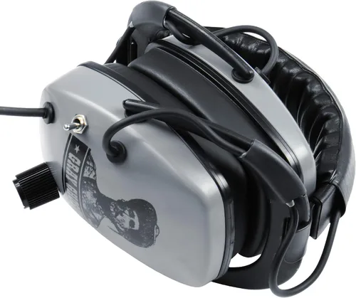 Vista 9 de DetectorPro Original Gris Ghost Platinum Series Auriculares con enchufe de ángulo de 1/4