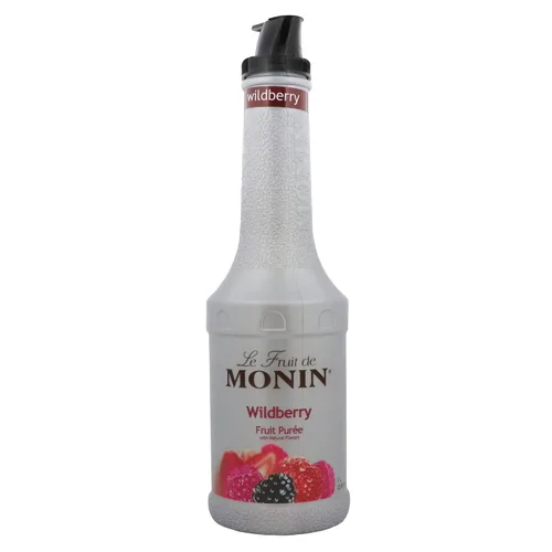 Vista 7 de Monin - Puré de cereza negra, sabores naturales, ideal para tés, limonadas, batidos y cócteles, sin OMG, vegano, sin gluten (1 litro)