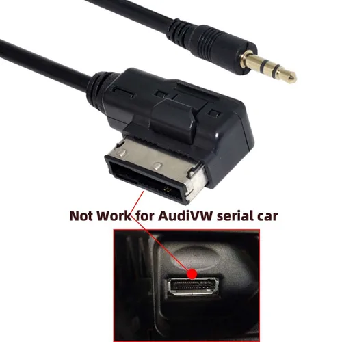 Vista 3 de chenyang Estéreo de 0.138 in a medios en AMI MDI Audio Aux Cable adaptador para X164 X166 W204 X204 W176 W207 A207 C207 W211 W218 W212 coche
