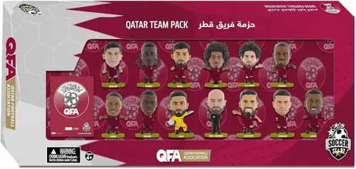 Vista 2 de SoccerStarz Qatar - Paquete de 13 jugadores (edición 2022), multicolor